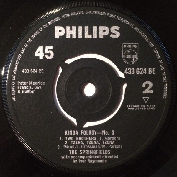 The Springfields : Kinda Folksy Number Three (7", EP)