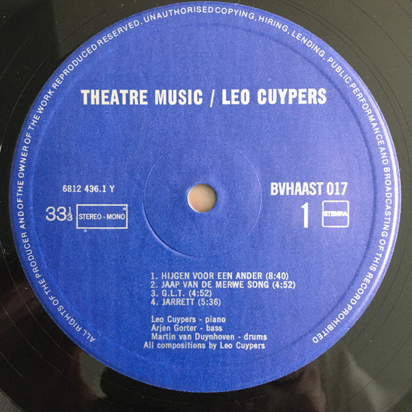 Leo Cuypers : Theatre Music (LP)
