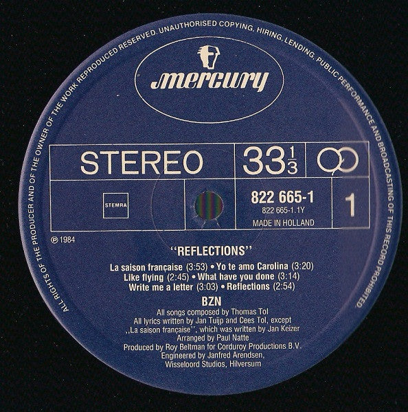 BZN : Reflections (LP, Album)