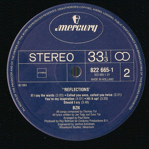 BZN : Reflections (LP, Album)