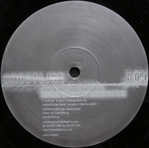 Asem Shama : Conception Remixes (12")