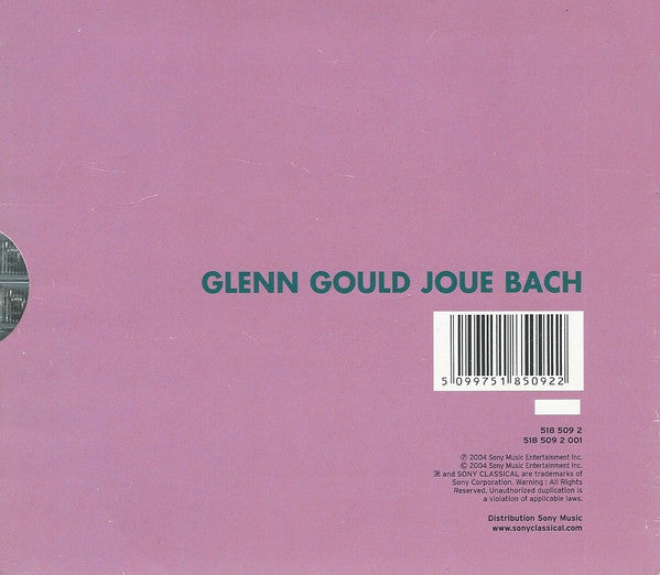 Glenn Gould - Johann Sebastian Bach : Glenn Gould Joue Bach (12xCD + Box, Comp)
