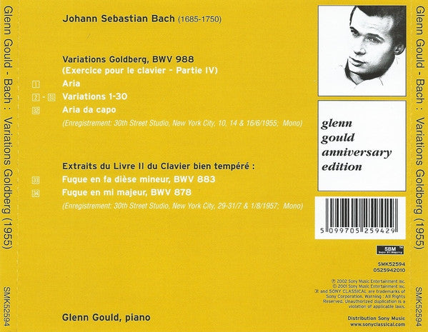 Glenn Gould - Johann Sebastian Bach : Glenn Gould Joue Bach (12xCD + Box, Comp)