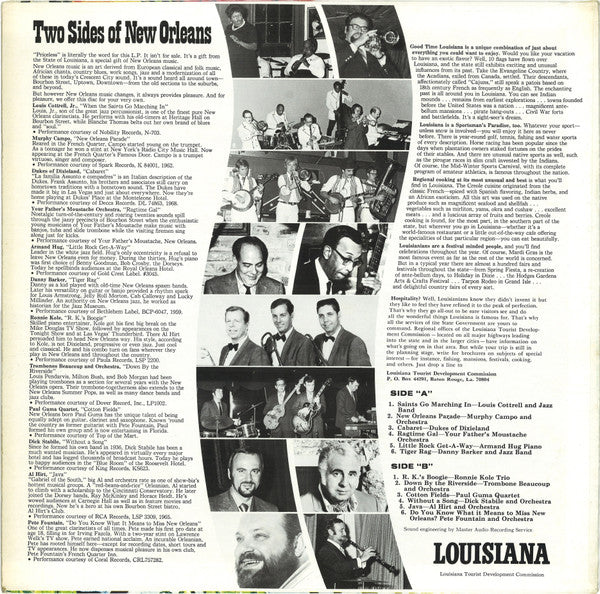 Various : Two Sides Of New Orleans (LP, Comp, Mono)