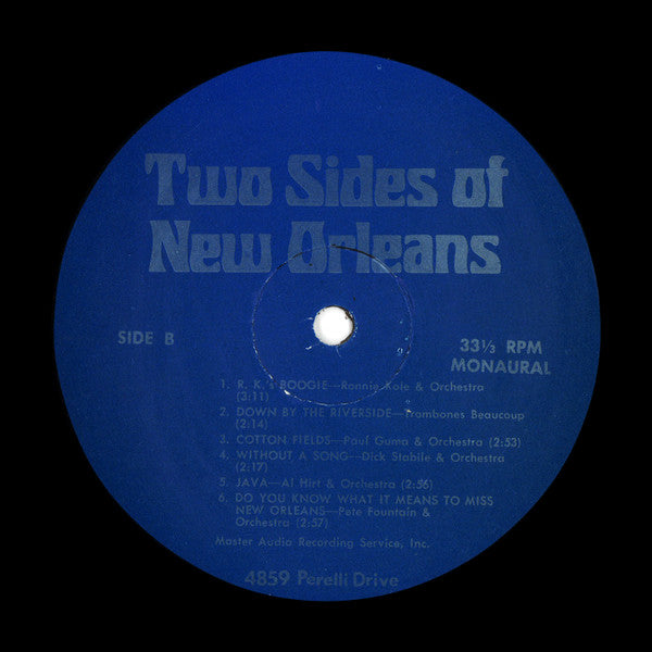Various : Two Sides Of New Orleans (LP, Comp, Mono)