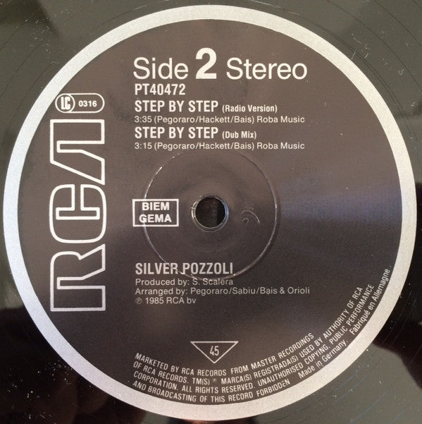 Silvio Pozzoli : Step By Step (Extended Version) (12")