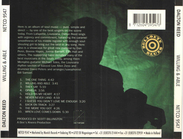 Dalton Reed : Willing & Able (CD, Album)