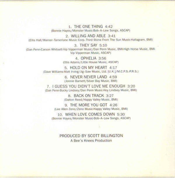 Dalton Reed : Willing & Able (CD, Album)