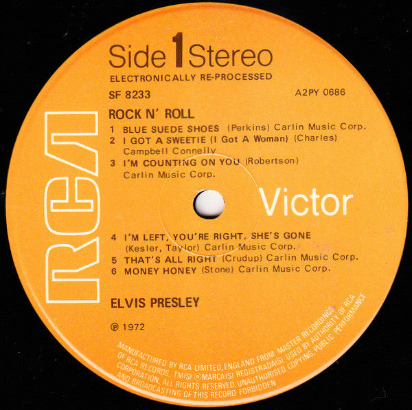 Elvis Presley : Rock 'N' Roll (LP, Album, RE)