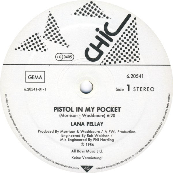 Lana Pellay* : Pistol In My Pocket (12", Maxi)