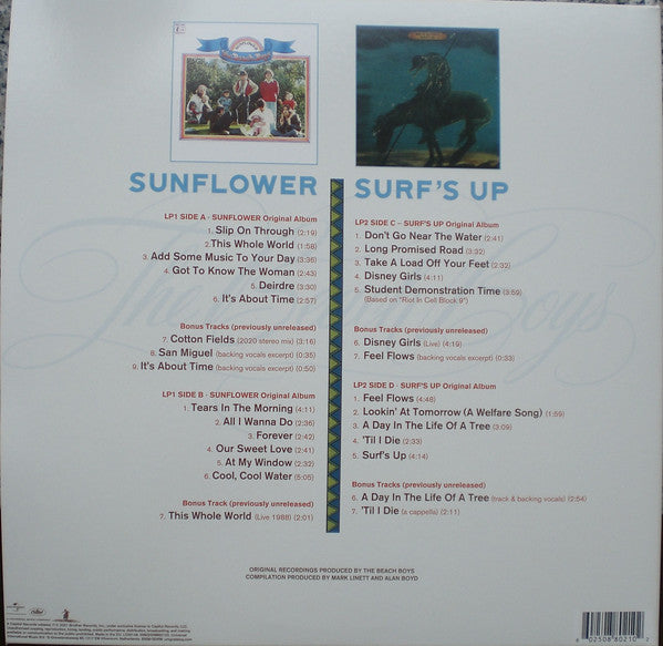 The Beach Boys : Feel Flows (The Sunflower & Surf's Up Sessions • 1969 - 1971) (Comp + LP, Album, Comp, RE + LP, Album, Comp, RE)
