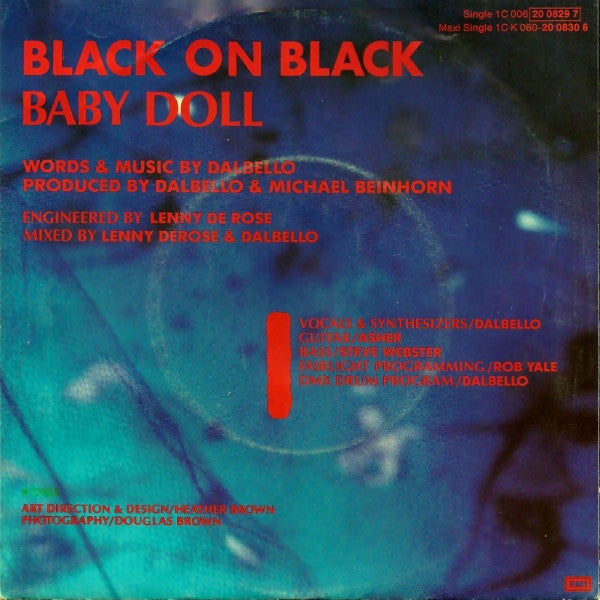 Lisa Dal Bello : Black On Black (7", Single)