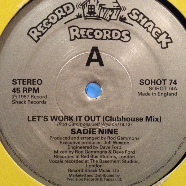 Sadie Nine : Let's Work It Out (12", Com)