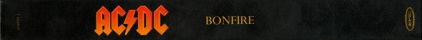AC/DC : Bonfire (Box, Comp, RE, RM + CD, RE + 2xCD + CD, Comp + CD,)
