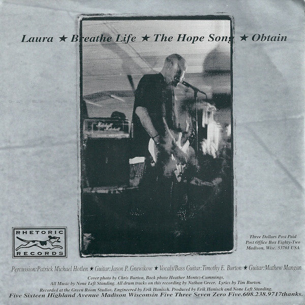 None Left Standing : Laura (7", EP)