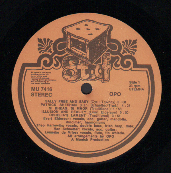 Opo (2) : Fallen Asleep Just Like Papa (LP, Album)