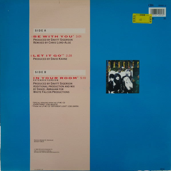 Bangles : Be With You (12", Maxi)