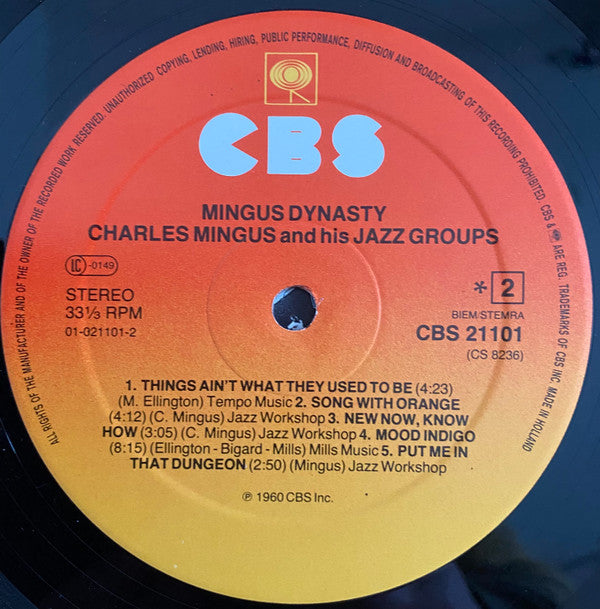 Charles Mingus : Mingus Dynasty (LP, Album, RE)