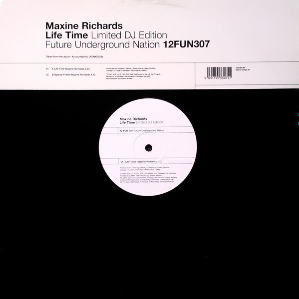 Maxine Richards : Life Time (12", Ltd)