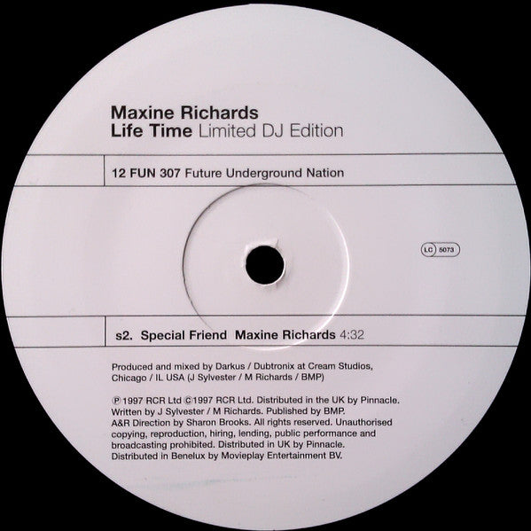 Maxine Richards : Life Time (12", Ltd)