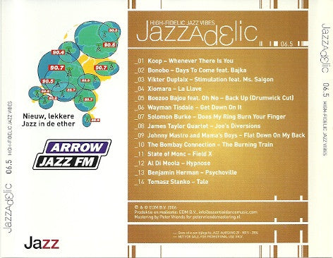 Various : Jazzadelic 06.5 High-Fidelic Jazz Vibes (CD, Mini, Comp, Promo)