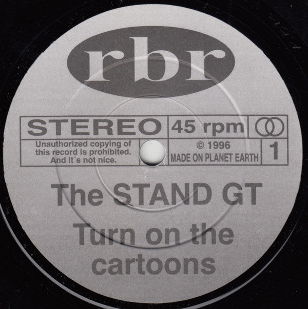 The Stand GT : Turn On The Cartoons / Bring On The Joe Jacksons (7", Single)