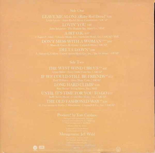 Helen Reddy : Long Hard Climb (LP, Album, Los)