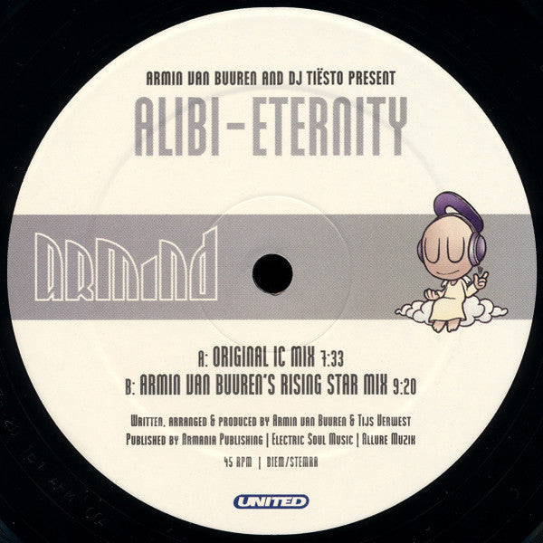 Armin van Buuren And DJ Tiësto Present Alibi : Eternity (12")