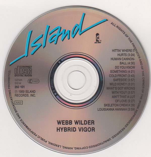 Webb Wilder : Hybrid Vigor (CD, Album)