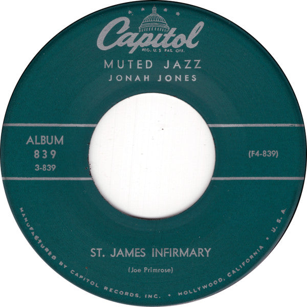 Jonah Jones : Muted Jazz Part 3 (7")