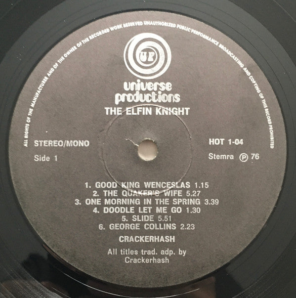Crackerhash : The Elfin Knight (LP, Album)