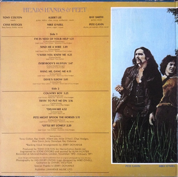 Heads Hands & Feet : Heads Hands & Feet (LP, Album, Gat)