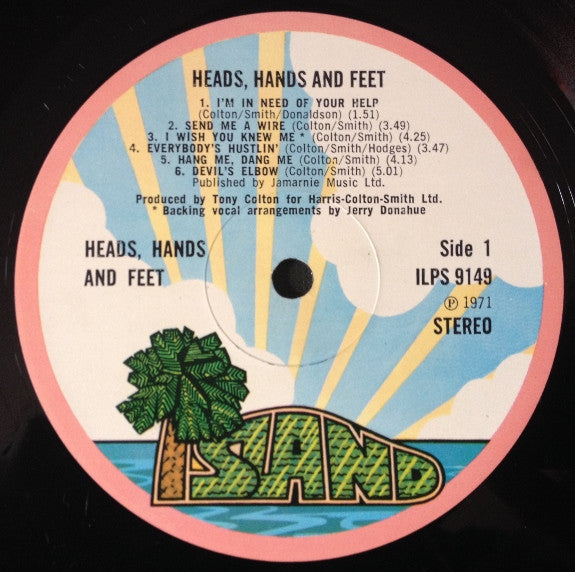 Heads Hands & Feet : Heads Hands & Feet (LP, Album, Gat)