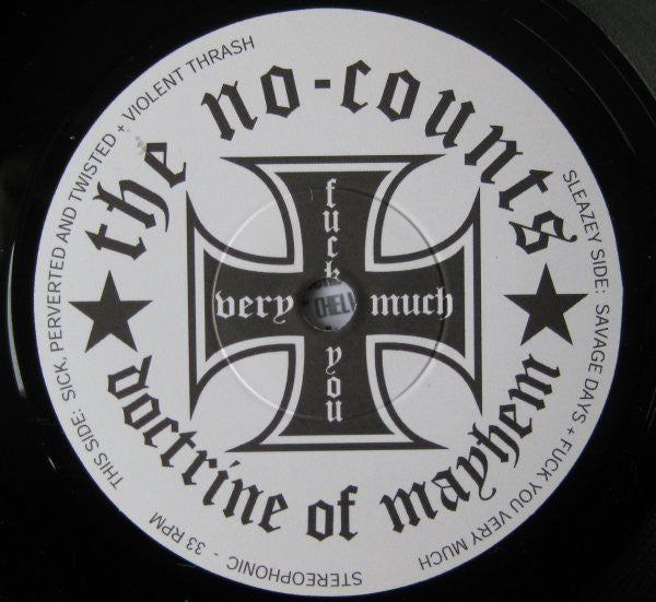 The No-Counts Doctrine Of Mayhem : Fuck You Very Much (7", EP)