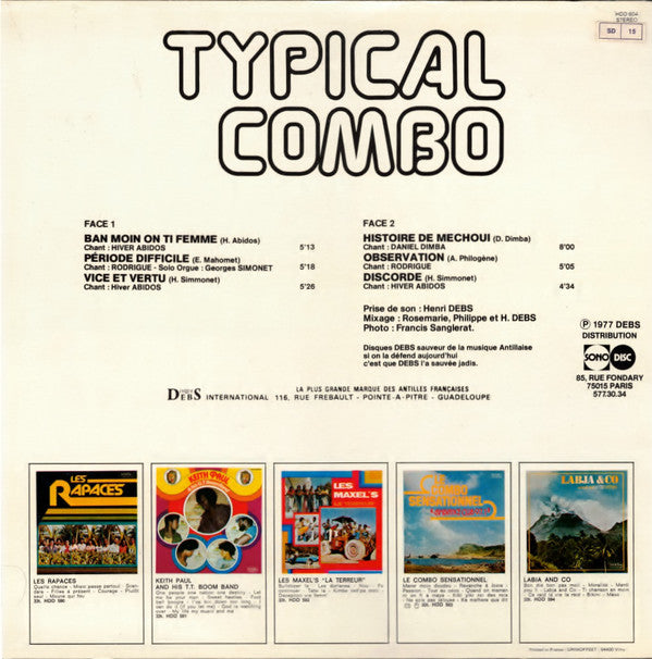 Typical Combo : Ban Moin On Ti Femm' (LP, Album)