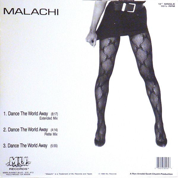 Malachi (9) : Dance The World Away (12", Blu)