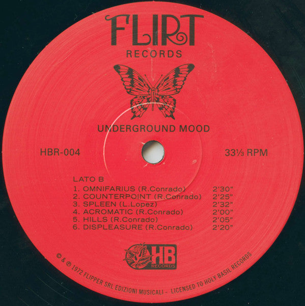 Unknown Artist : Underground Mood (LP, Comp, Ltd, RE)