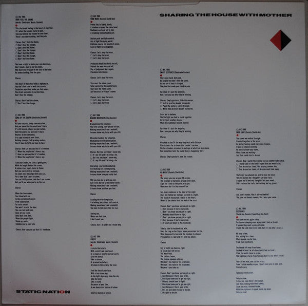 Sharing The House With Mother : Static Nation (LP)