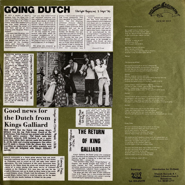 King's Galliard : Morning Dew (LP, Album)