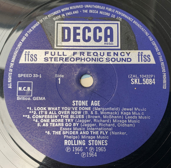 The Rolling Stones : Stone Age (LP, Comp)