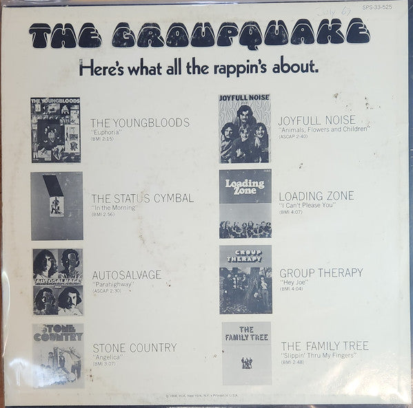 Various : The Groupquake (LP, Comp, Promo)