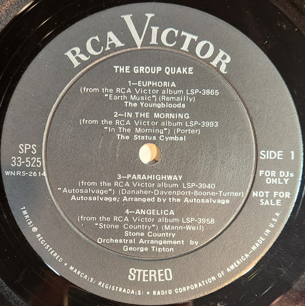 Various : The Groupquake (LP, Comp, Promo)