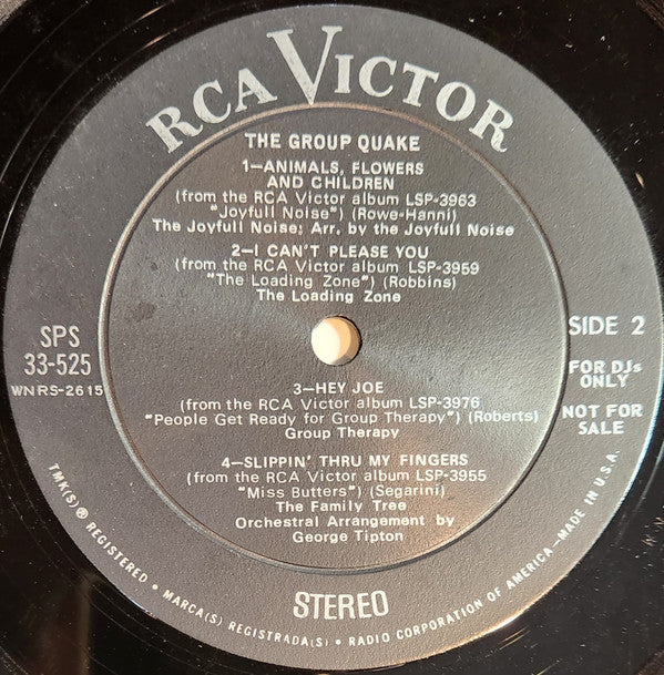 Various : The Groupquake (LP, Comp, Promo)