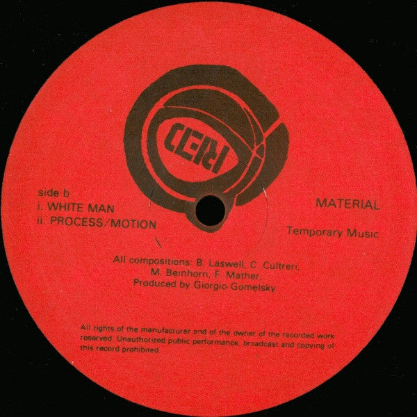 Material : Temporary Music 1 (12")