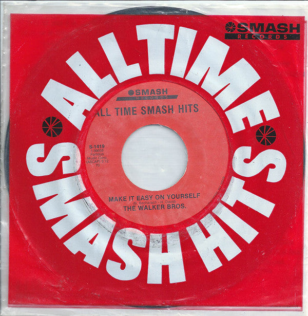 The Walker Brothers : The Sun Ain't Gonna Shine Anymore (7", RE, Styrene)