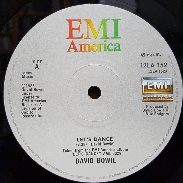 David Bowie : Let's Dance (12", Single)