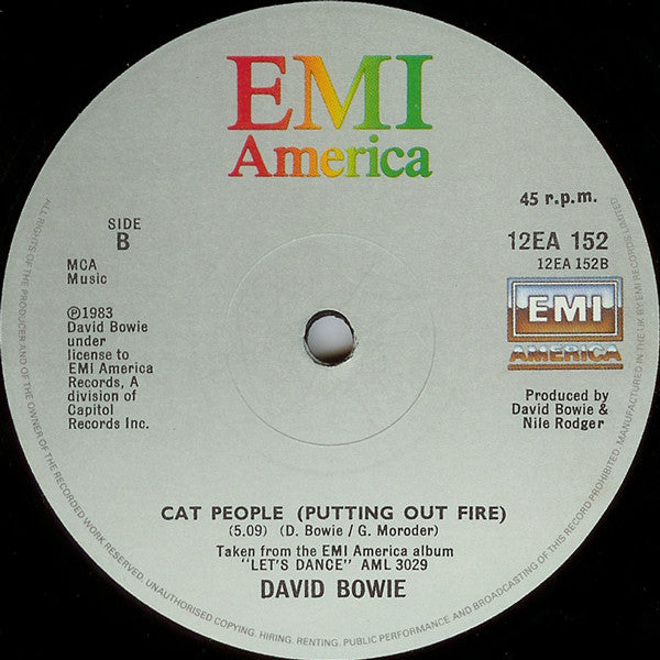 David Bowie : Let's Dance (12", Single)