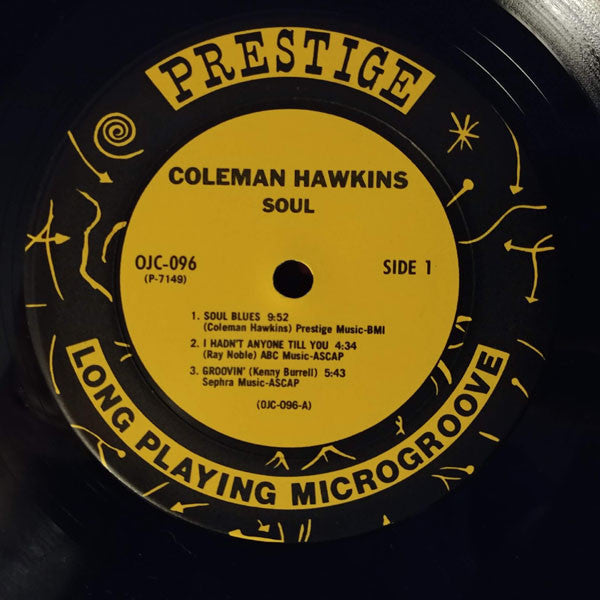 Coleman Hawkins : Soul (LP, Album, Mono, RE, Pit)