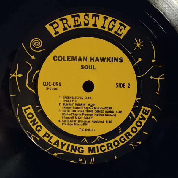 Coleman Hawkins : Soul (LP, Album, Mono, RE, Pit)