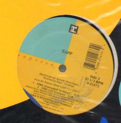 Zapp : Fire (12", Maxi)